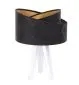 Lampa stołowa BLACK MARBLE czarna/złota/biała polskiej produkcji | MIRAT.