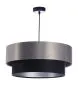 Lampa wisząca DOUBLE 60 czarna/szara elegancka polskiej produkcji | MIRAT. w stylu  kolekcja