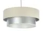 Lampa wisząca DOUBLE CREAM 50 kremowa/srebrna dwukolorowa ręcznie robiona | MIRAT. w stylu  kolekcja