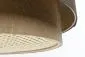 Lampa wisząca ERUTAN DOUBLE RATTAN 60 szara/beżowa do sypialni I sklep meblowy MIRAT.