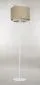 Lampa stojąca ASU II beżowa/biała boho I sklep meblowy MIRAT.