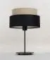 Lampa stołowa ASU I czarna/beżowa I sklep meblowy MIRAT.