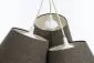 Lampa wisząca ENTURO TRIO szara ręcznie robiona I sklep meblowy MIRAT.