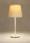 Lampa stołowa ENTURO kremowa na stolik nocny I sklep meblowy MIRAT.