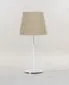 Lampa stołowa ENTURO beżowa z abażurem w kształcie stożka I sklep meblowy MIRAT.