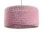 Lampa wisząca COTTON 40 różowa ze sznurka bawełnianego | MIRAT.