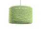 Lampa wisząca COTTON 30 zielona ze sznurka bawełnianego | MIRAT.