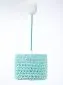 Lampa wisząca COTTON 25 turkusowa mała | MIRAT. w stylu  kolekcja