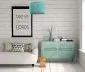 Lampa wisząca COTTON 30 turkusowa nad biurko do pokoju | MIRAT. w stylu kolekcja