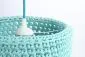 Lampa wisząca COTTON 25 turkusowa mała | MIRAT. w stylu  kolekcja