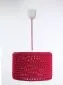 Lampa wisząca COTTON 30 czerwona ze sznurka bawełnianego | MIRAT. w stylu  kolekcja