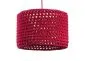 Lampa wisząca COTTON 25 czerwona pleciona ręcznie | MIRAT. w stylu  kolekcja