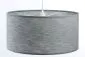 Lampa wisząca NATURAL GREY 40 szara walec tkanina | MIRAT.