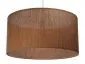 Lampa wisząca NATURAL GRAIN 60 jasnobrązowa nad stół tkanina | MIRAT.