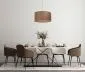Lampa wisząca NATURAL BROWN 60 brązowa nad stół | MIRAT.