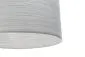 Lampa wisząca NATURAL SILVER 50 jasnoszara nad stół w stylu boho | MIRAT.