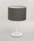Lampa stołowa ERUTAN III szara na metalowej podstawie I sklep meblowy MIRAT.
