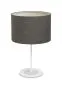Lampa stołowa ERUTAN III szara na metalowej podstawie I sklep meblowy MIRAT.