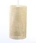 Lampa wisząca BOHO SLIM rattan naturalny minimalistyczna ręcznie robiona | MIRAT.