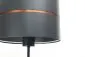 Lampa stołowa SIMPLY GLAMOUR grafitowa do sypialni | MIRAT.