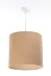 Lampa wisząca BOHO JUTA TUBA 40 beżowa pokryta naturalną jutą | MIRAT.