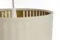 Lampa wisząca DUO LAMI LINE 25 kremowa/brązowa prążkowana I sklep meblowy MIRAT.