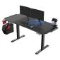 Biurko gamingowe LEVEL V2 LED niebieskie ULTRADESK | MIRAT.