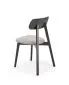 Krzesło tapicerowane HYLO czarne/szare z drewna bukowego I sklep meblowy MIRAT. styl SKANDYNAWSKI