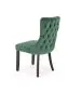 Krzesło tapicerowane ALDA zielone pikowane I sklep meblowy MIRAT. styl GLAMOUR