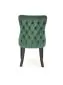 Krzesło tapicerowane ALDA zielone pikowane I sklep meblowy MIRAT. styl GLAMOUR