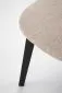 Krzesło tapicerowane HYLO czarne/beżowe minimalistyczne I sklep meblowy MIRAT. styl SKANDYNAWSKI