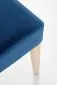 Krzesło tapicerowane CLARION granatowe/dąb miodowy do jadalni I sklep meblowy MIRAT.