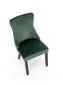 Krzesło tapicerowane ALDA zielone pikowane I sklep meblowy MIRAT. styl GLAMOUR