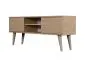 Szafka RTV TORONTO 120 dąb artisan na drewnianych nogach I sklep meblowy MIRAT. styl SKANDYNAWSKI