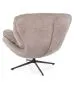 Fotel do salonu FLORENCE Raven ciemnobeżowy | MIRAT