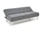 Sofa rozkładana CARLITO szara na chromowanych nogach I sklep meblowy MIRAT.