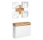 Zestaw mebli do przedpokoju EASY V biały mat/dąb wotan z szafką na buty I sklep meblowy MIRAT. kolekcja EASY