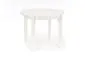Biały stół SORBUS 100(200)x100 okrągły | MIRAT. w stylu  kolekcja SORBUS