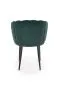 Krzesło K386 VELVET ziemno zielone z oryginalnym oparciem | MIRAT. w stylu  kolekcja