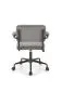 Fotel biurowy FIDEL VELVET szary obrotowy I sklep meblowy MIRAT.