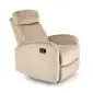Fotel rozkładany WONDER VELVET beżowy relaksacyjny I sklep MIRAT.