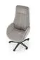 Fotel biurowy HARPER szary z przeszyciami I sklep meblowy MIRAT.