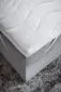 Łóżko kontynentalne VIVRE VELVET 180x200 szare z pojemnikiem welurowe | MIRAT. w stylu GLAMOUR kolekcja