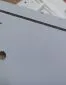 Komoda FLY biały połysk/biały mat z biokominkiem - powystawowa I sklep meblowy MIRAT.