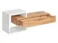 Konsola wisząca EASY 100x40 dąb wotan/biała z szufladą I sklep meblowy MIRAT.