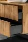 Szafka pod umywalkę ADEL OAK 82 80cm dąb wotan z ryflowanymi frontami I sklep meblowy MIRAT. styl RYFLOWANY, SKANDYNAWSKI