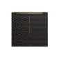 Szafka pod umywalkę OCEAN BLACK 82-60-2D 60cm dąb olejowany/czarna dwudrzwiowa I sklep meblowy MIRAT. styl GLAMOUR