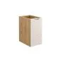 Szafka łazienkowa LUXOR BEIGE 81-30-1D 30cm dąb olejowany/beżowa pod blat I sklep meblowy MIRAT. styl GLAMOUR