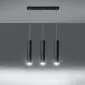 Lampa wisząca LAGOS 3L czarny | sklep MIRAT kolekcja lagos