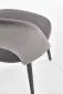 Krzesło K384 VELVET szare nowoczesne do jadalni | MIRAT. w stylu  kolekcja